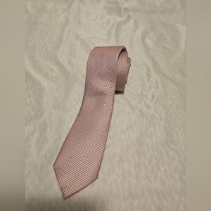 Silk Tie Kenneth Cole Pink Grey Silk Tie Slim